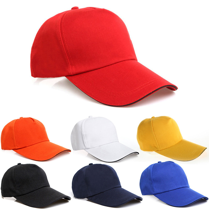 帆布帽批发定制广告帽 帽子印字旅游帽棒球帽印LOGO 志愿者工作帽