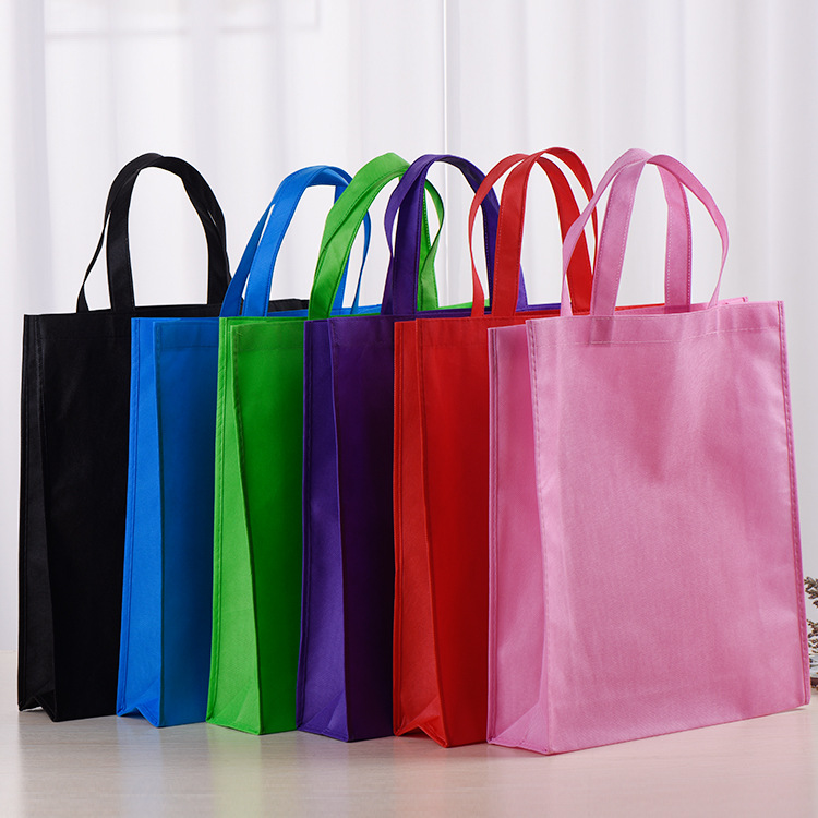 无纺布袋子定做加急环保购物袋淋膜折叠袋覆膜logo促销礼品手提袋