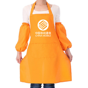 時尚圍裙廚房 服務員廣告圍裙工作服防水圍裙定制LOGO